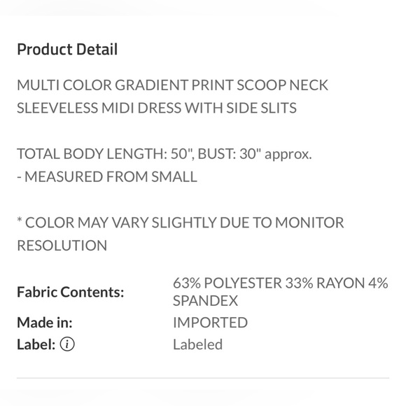 Zenana Colorful Midi Tank Dress - Picture 2 of 2